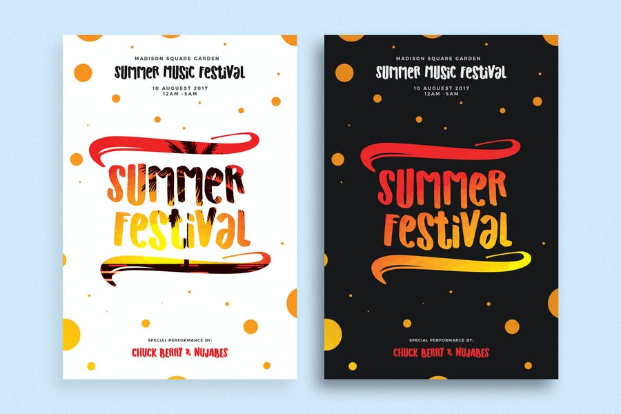 Summer Flyer Poster Template