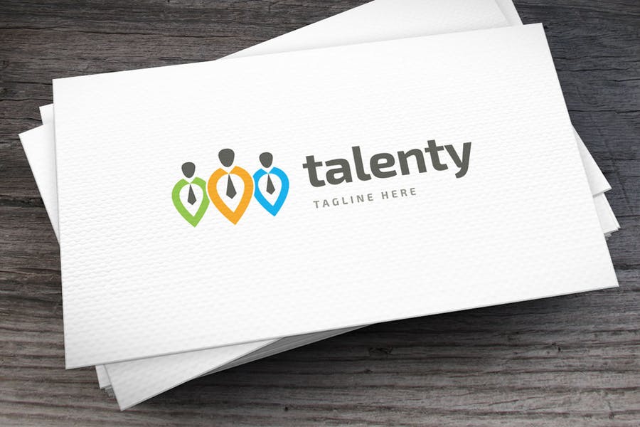 Talent Hiunt Logo Template