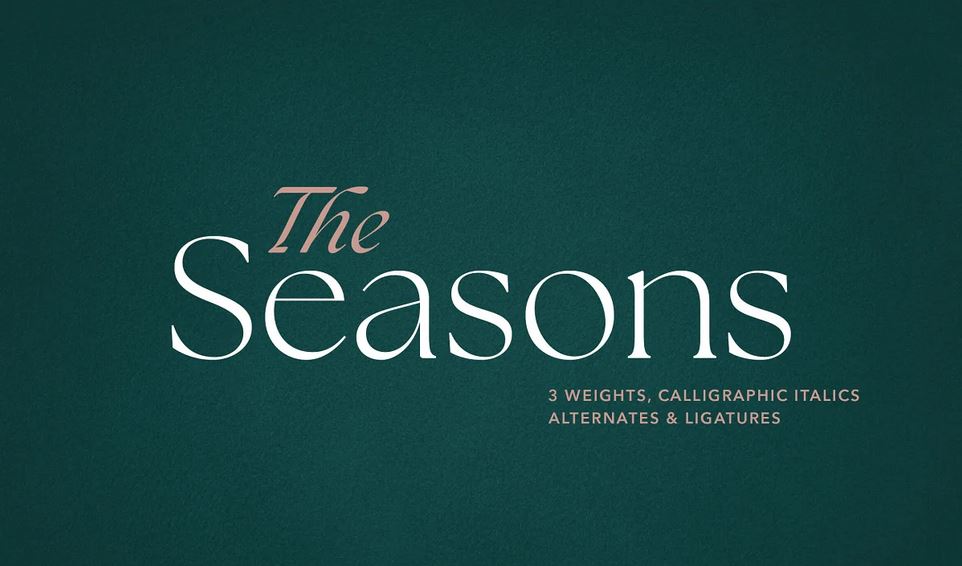 The Seasons Serif Font Family