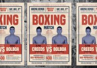 Boxing Night Flyer