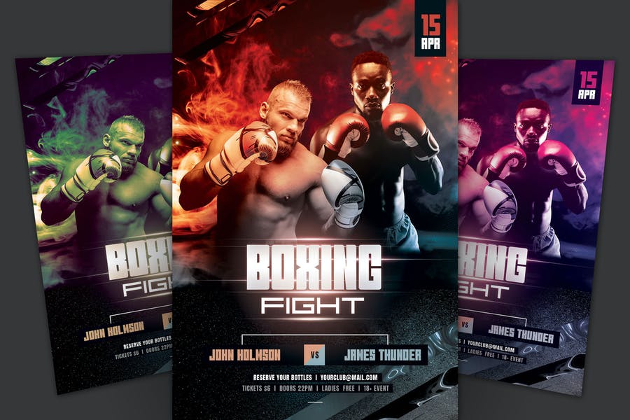 Well Organized Boxing Flyer