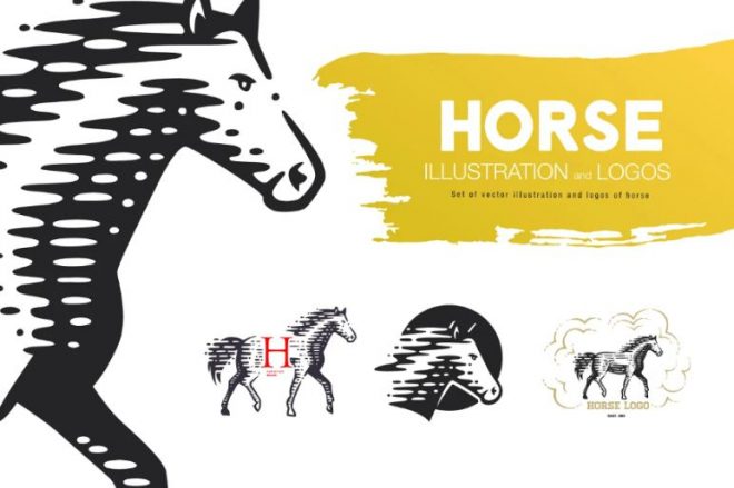 Download 21+ Best Horse Logo Design Templates Download - Graphic Cloud