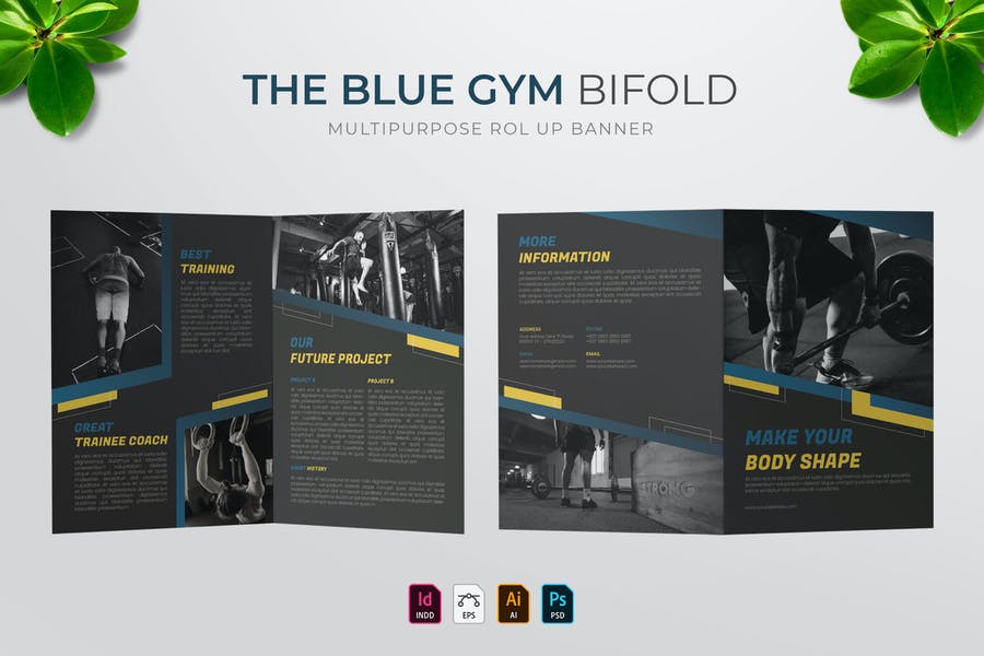 2 Bi Fold Gym Brochures