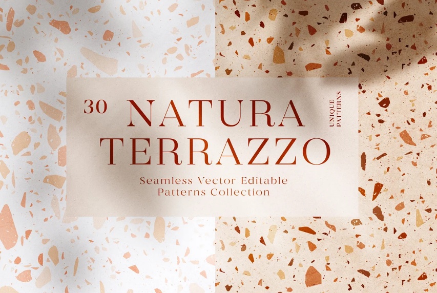 Seamless Terrazo Pattern Designs