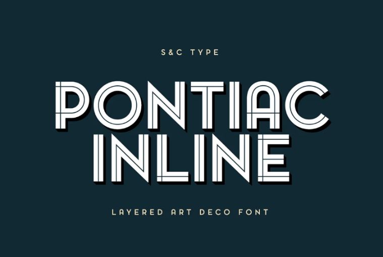 3D Inline Font Collection
