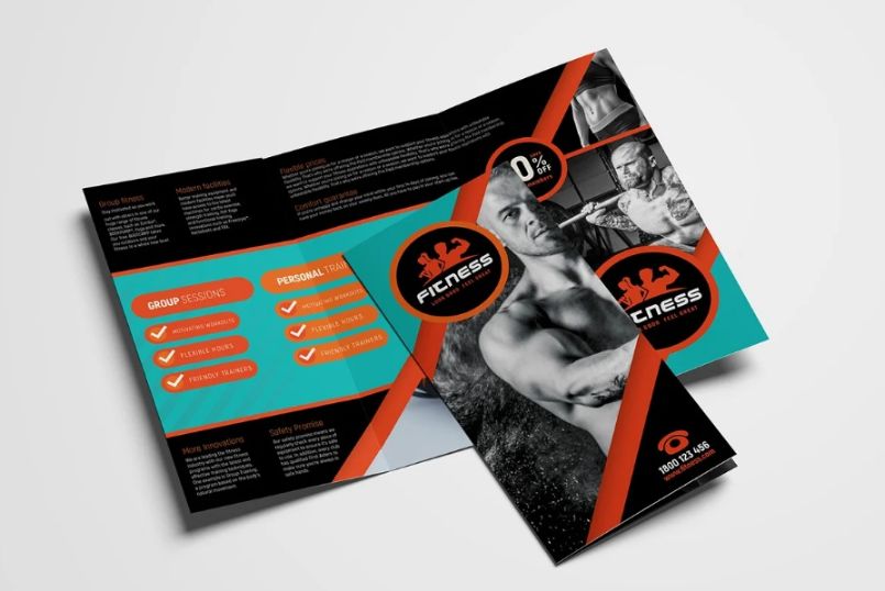 A4 Gym Promotional Templates