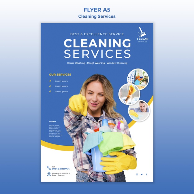 25 Free Cleaning Services Flyer Templates Download Graphic Cloud