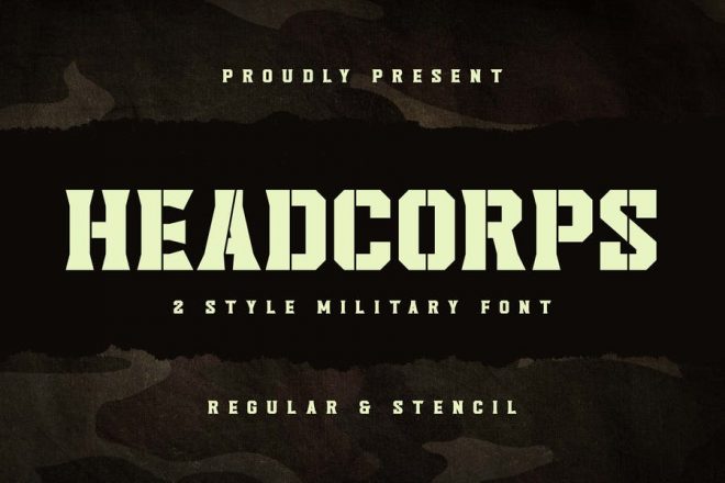 army font style