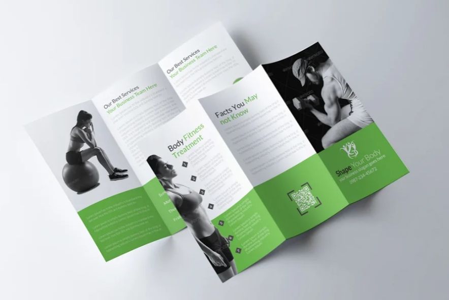 Body Fitness Brochure Templates