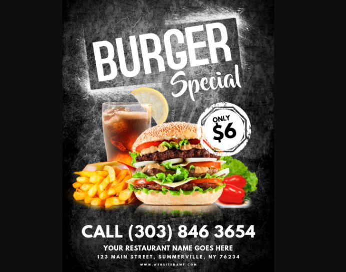Burger Special Flyer Template