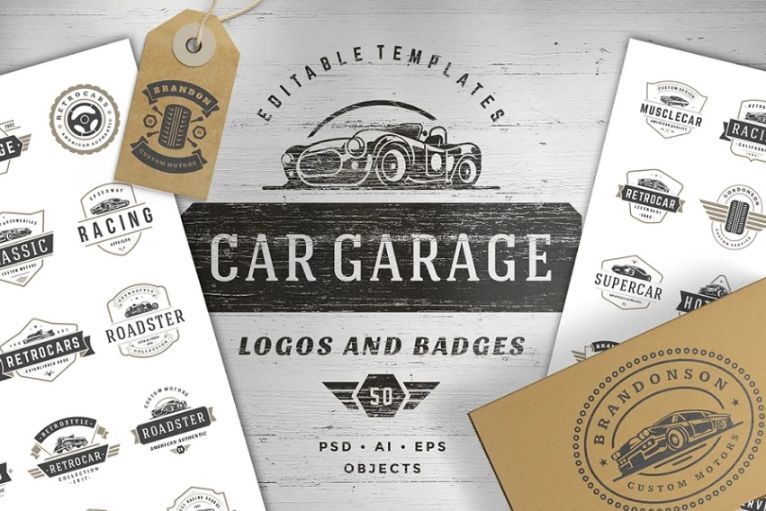 Car Garage Logo Designs