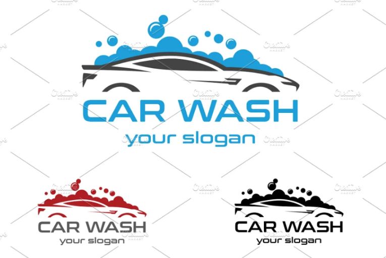 Car Wash Branding Logo