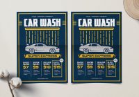 car wash flyer template