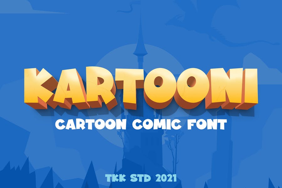 Cartoon Style Comic Font