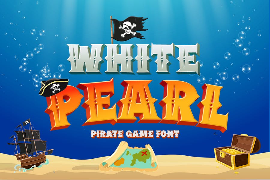 Cartoon Style Pirate Fonts