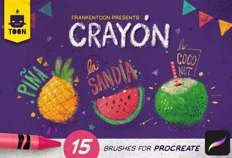 Chalk and Crayon Style Typeface