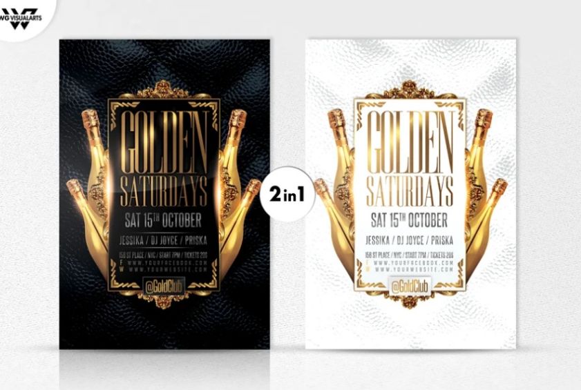 Classy Birthday Flyer Template