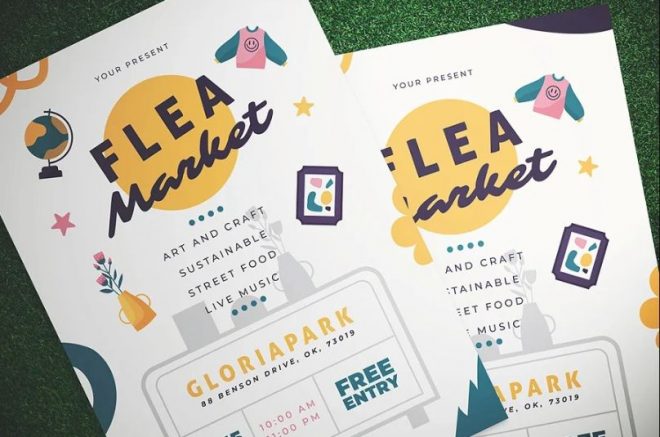 11+ Free Flea Market Flyer Template Download - Graphic Cloud