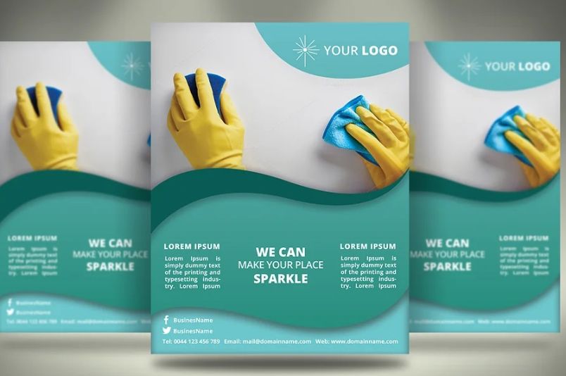 25+ Free Cleaning Services Flyer Templates Download Graphic Cloud