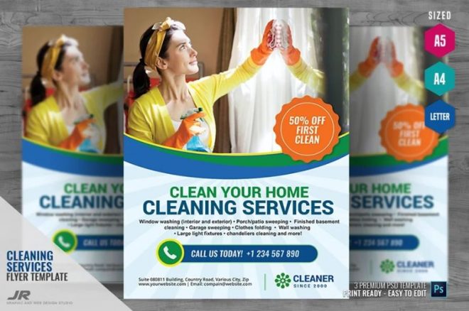 25+ Free Cleaning Services Flyer Templates Download - Graphic Cloud