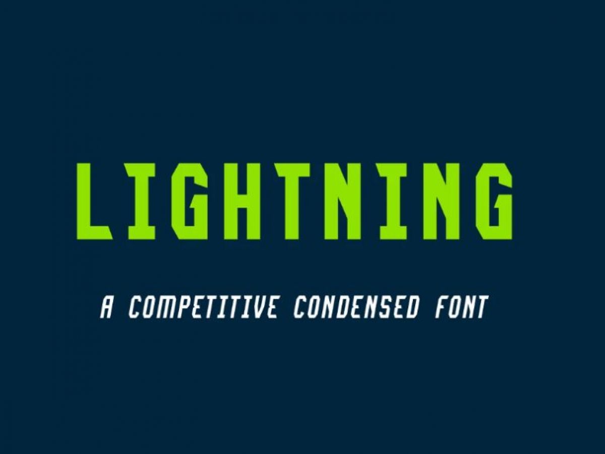 10+ Free Lightning Fonts TTF and OTF Download - Graphic Cloud