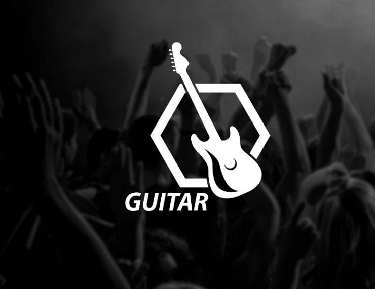 21+ Free Guitar Logo Designs Template Download