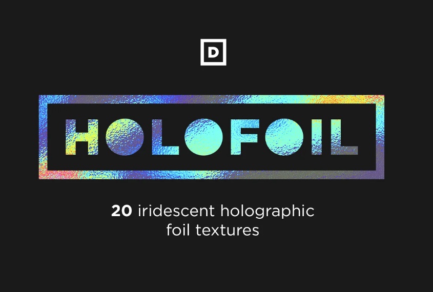 Creative Holographic Foil Textures
