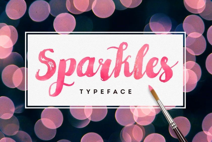 Creative Sparkles Typeface