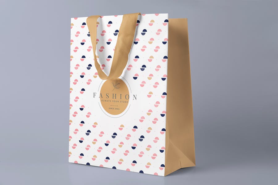 Customizable Shopping Bag Mockups