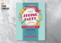 Spring flyer template