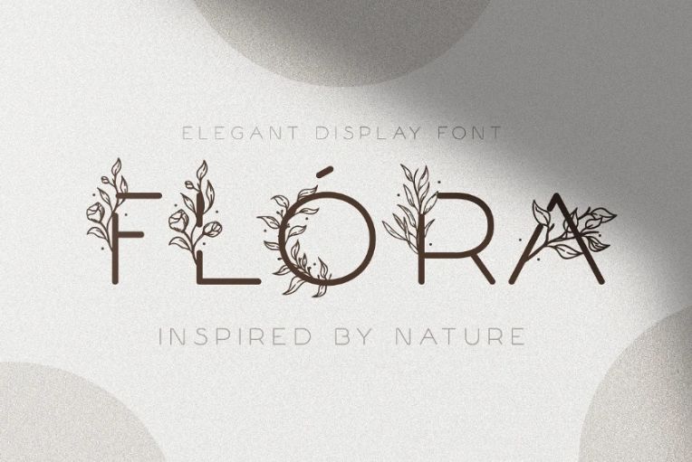 Delicate Flower Fonts
