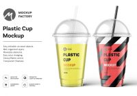 Drinks cup mockup