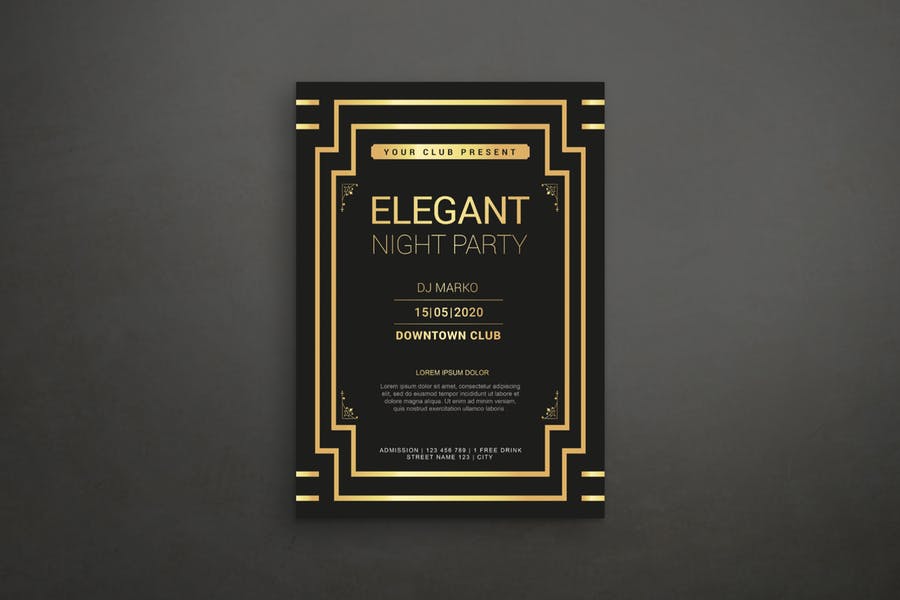 Elegant Night Party Flyer