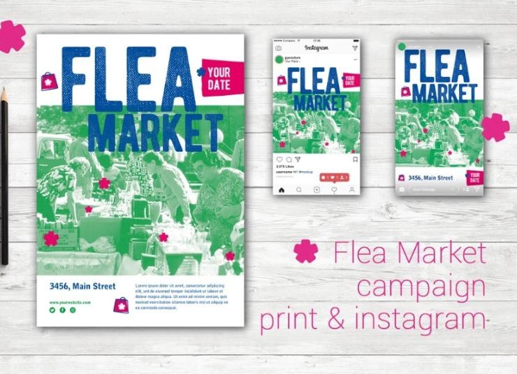 11+ Free Flea Market Flyer Template Download