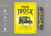 Food truck Flyer templates