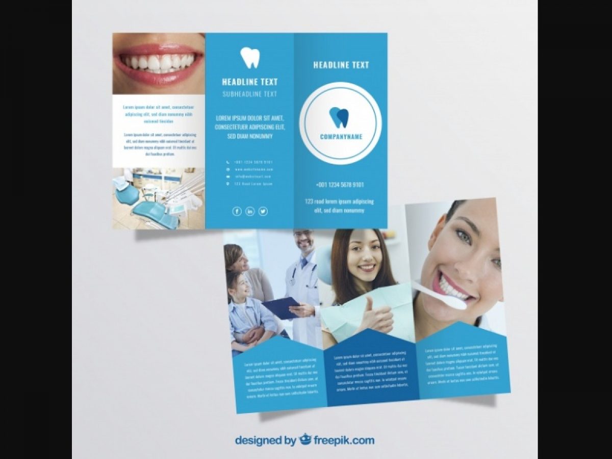 21+ Free Dental Brochure Templates Download - Graphic Cloud Pertaining To One Sided Brochure Template