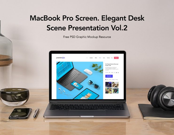 25+ Free MacBook Mockup PSD Presentation Download