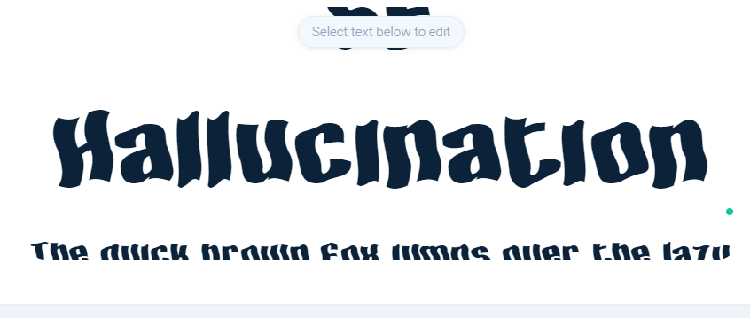Free Hallucination Fonts