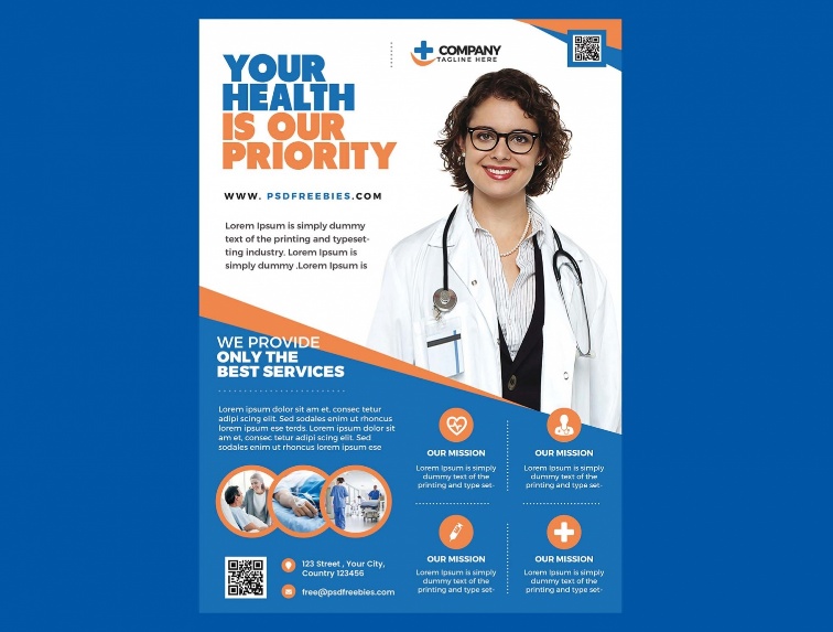 Free Health care Flyer Template