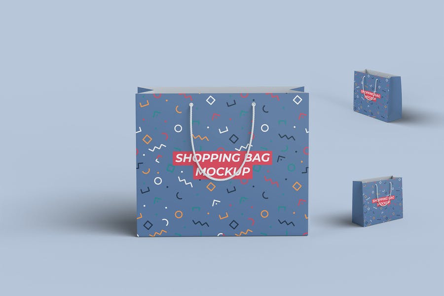 Fully Editable Shopping Bag PSD Mockup