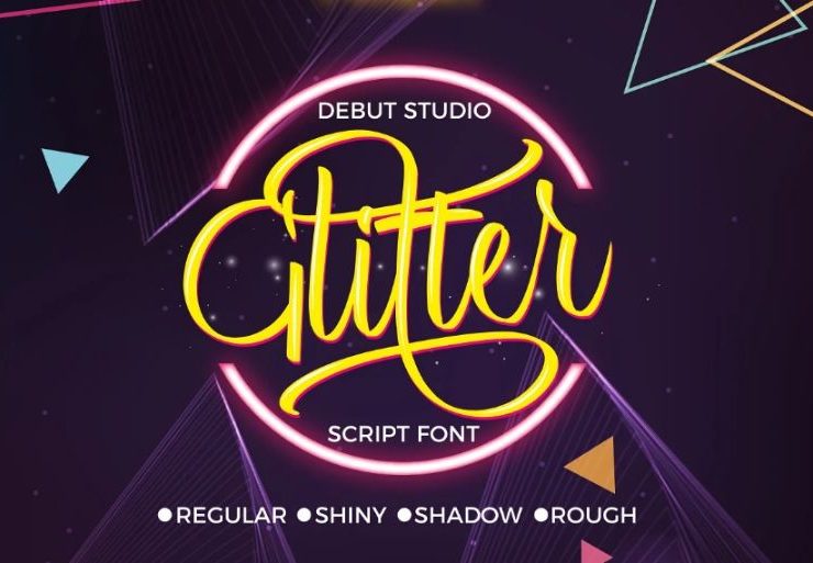 21+ Free Glitter Fonts TTF and OTF Downloads