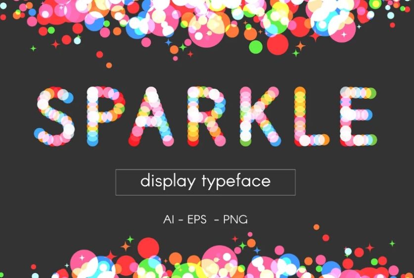 Glitter Style Display Typeface