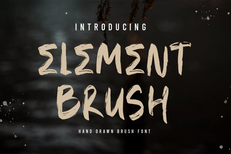 Grungy Style Brush Fonts