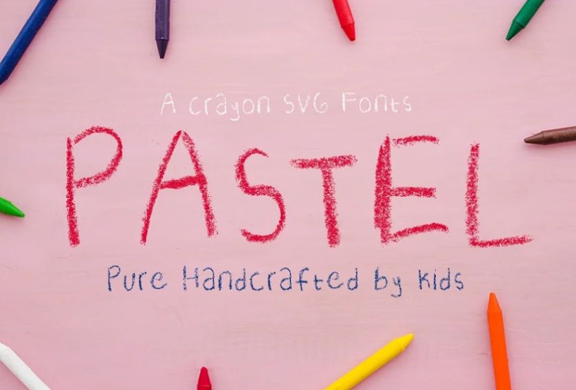Hand Crafted Crayon Fonts