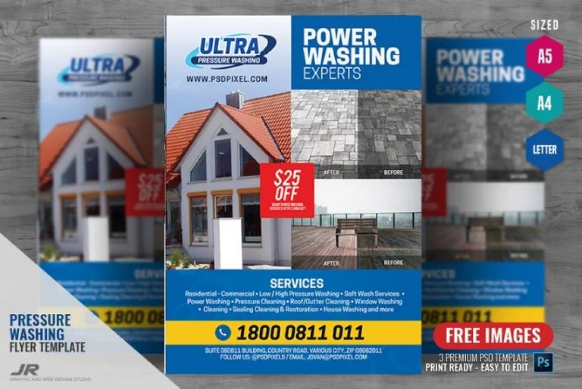 21 Free Pressure Washing Flyer Templates Download Graphic Cloud