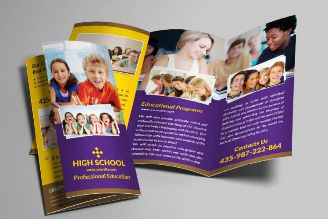 15+ Best Kids School Brochure Templates Download - Graphic Cloud