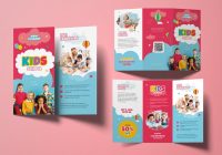 Kids School Brochure template