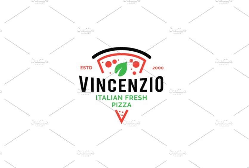 Minimal Pizza Logo Design Ideas