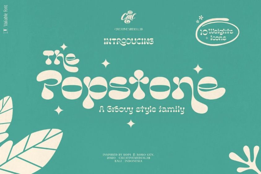 Modern Groovy Style Fonts