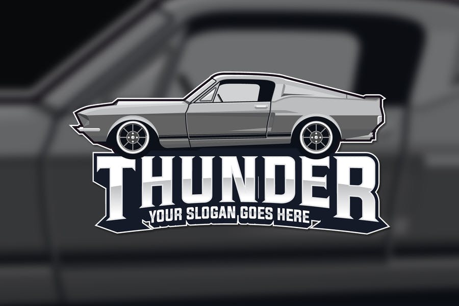 Mustang Logo Design Idea